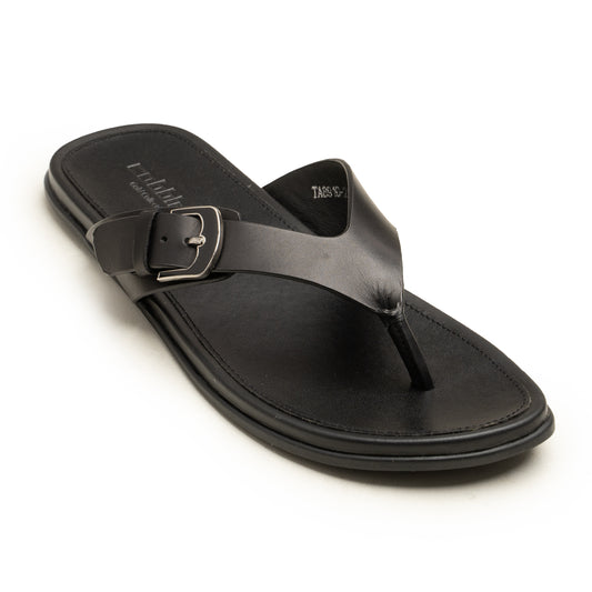 Slippers CUT BUCKLE BLK