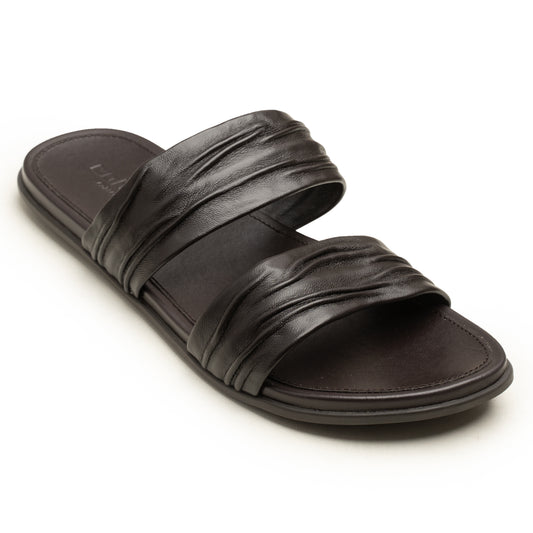 Slippers Double Strap BRN