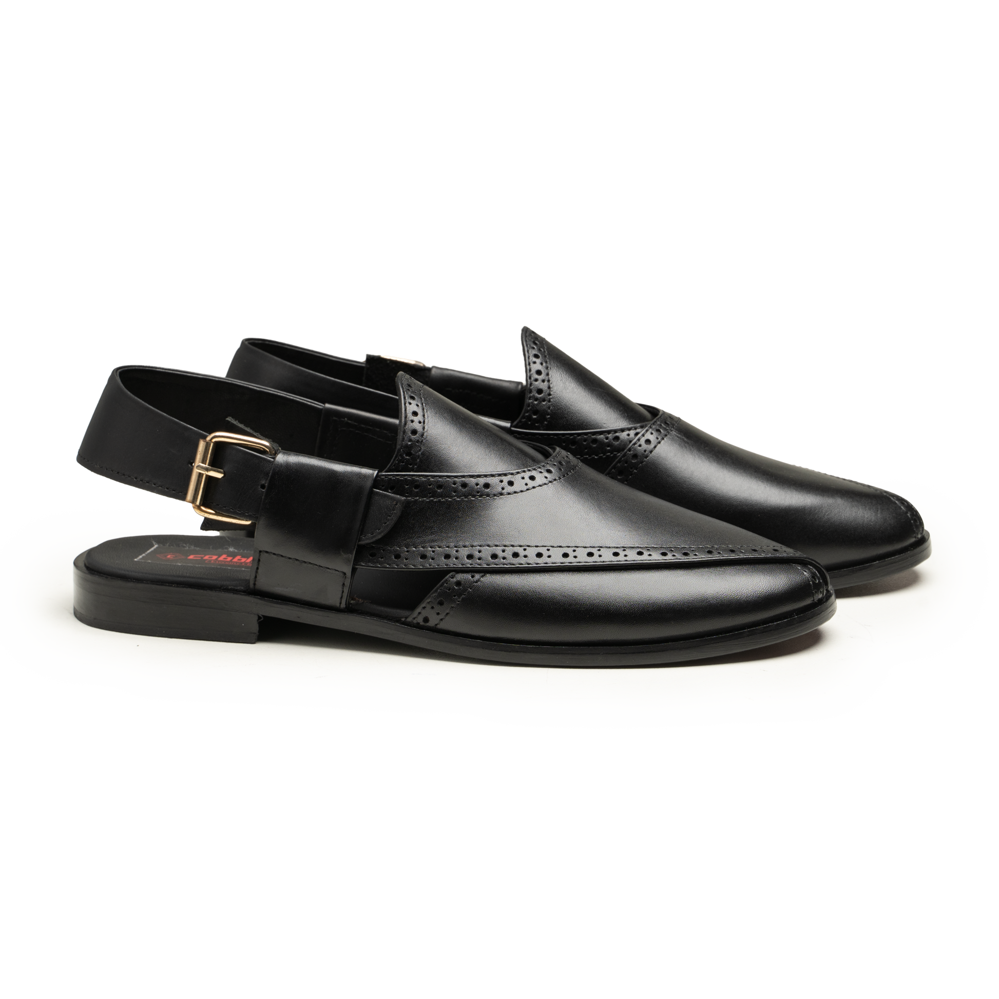Peshawari - PS-02 BLK - cobblersofficial