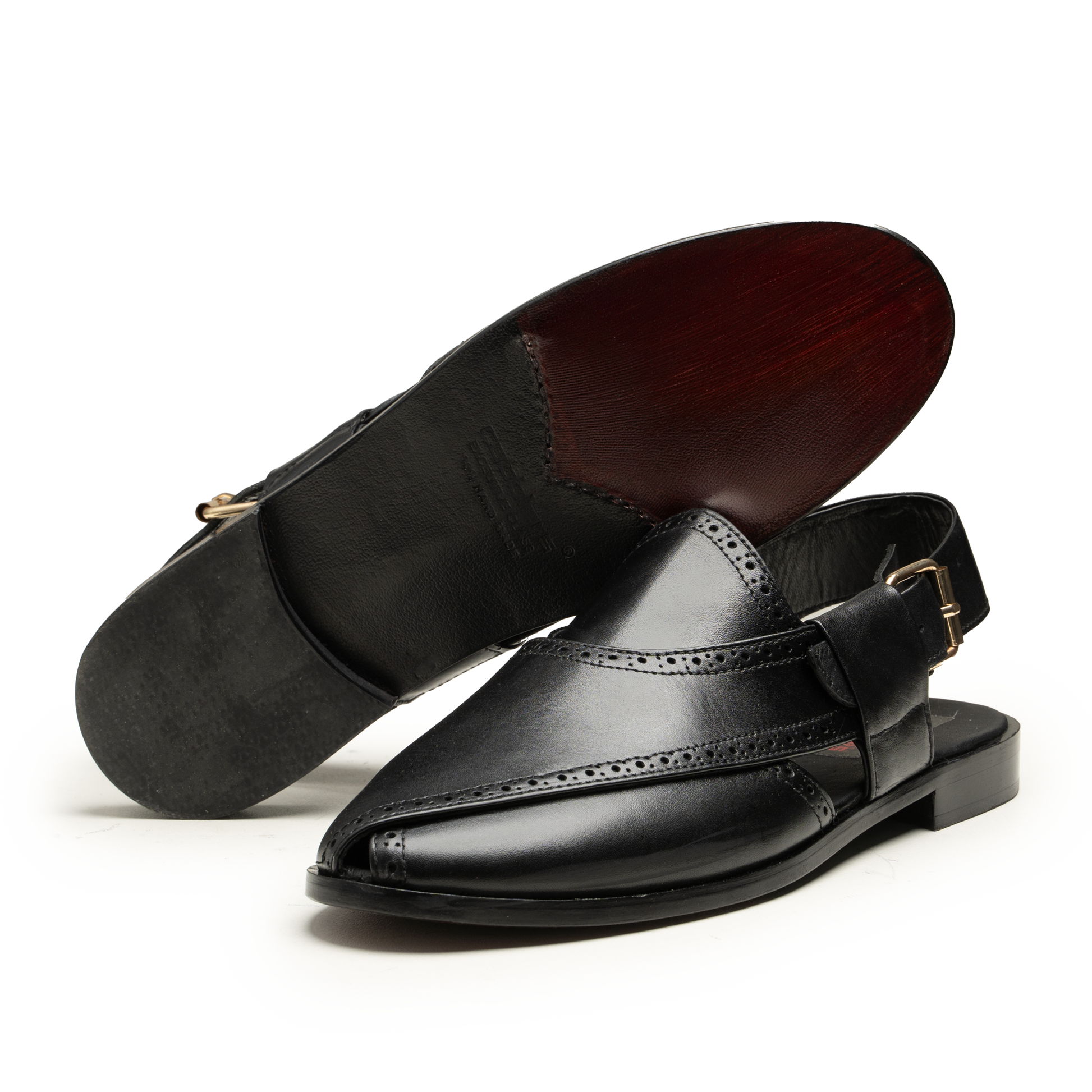Peshawari - PS-02 BLK - cobblersofficial