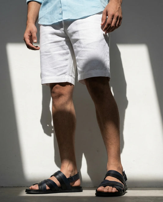 CGSC 26 BLCK Cross Strap Sandals