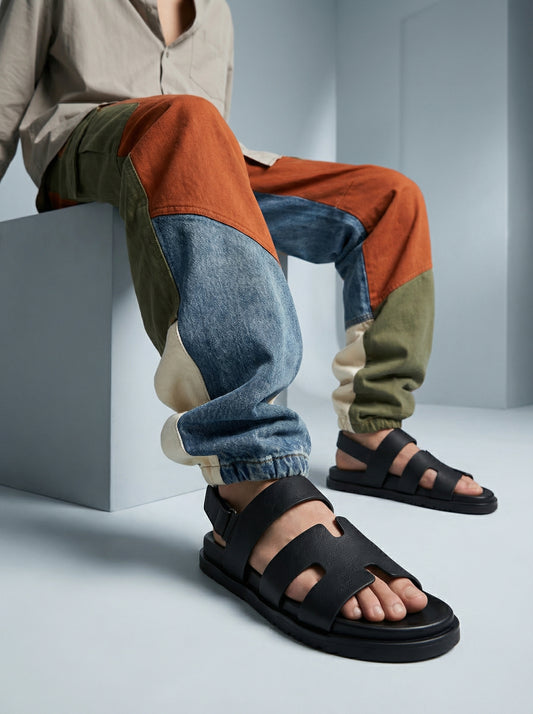 Black 774 Sandals