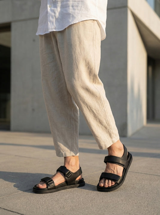 Black A20 Sandals