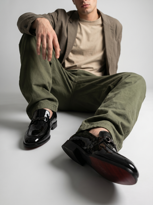 Moccasin - 296PT Black