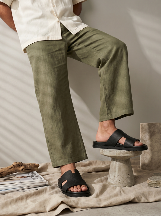 Black A91 Slippers
