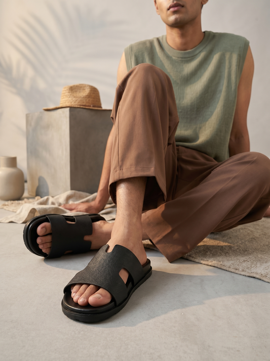 Black A91 Slippers