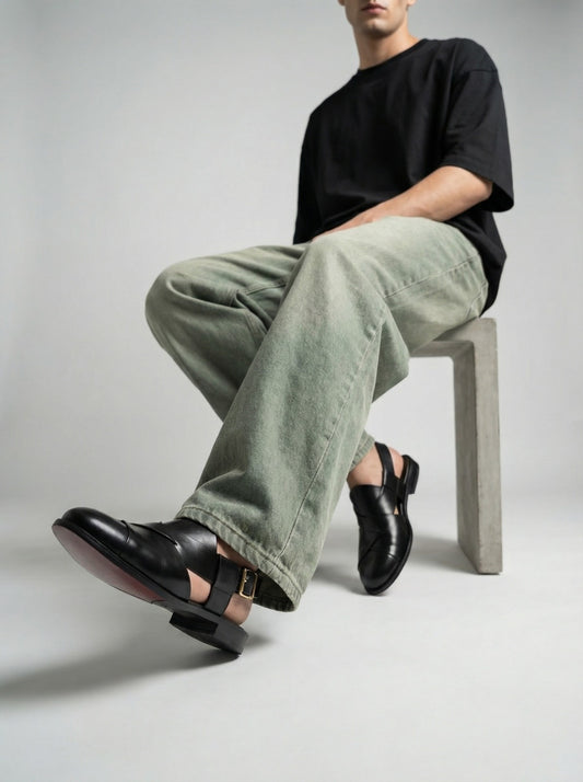 Black PS019 Peshwari