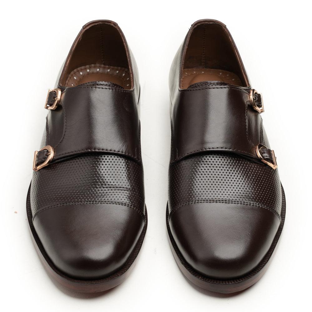 Double Monk Straps - 063 J Brown - Cobblers-pk