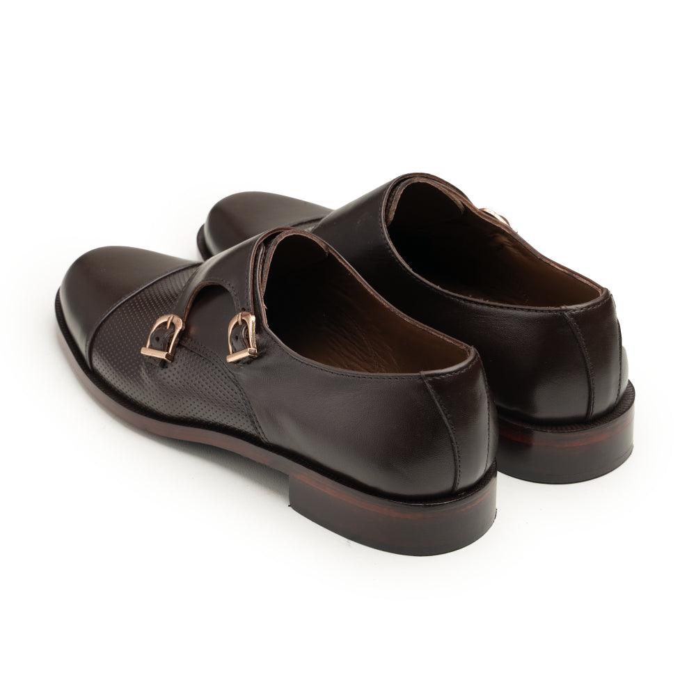 Double Monk Straps - 063 J Brown - Cobblers-pk