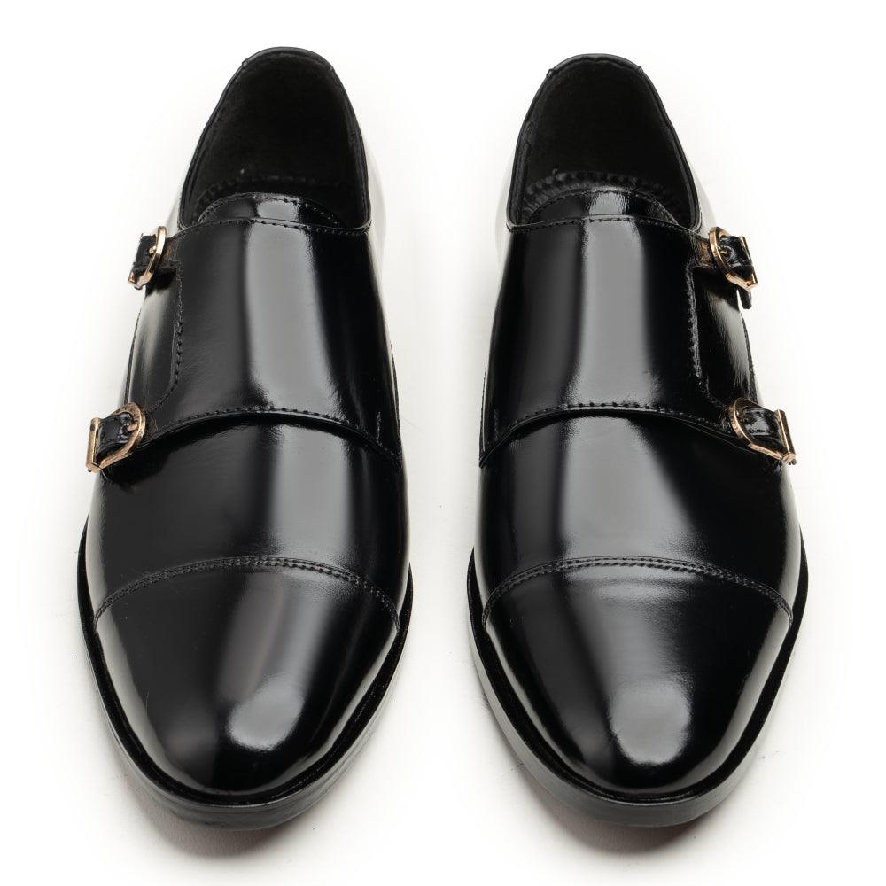 Double Monk Straps - N58 Black - Cobblers-pk