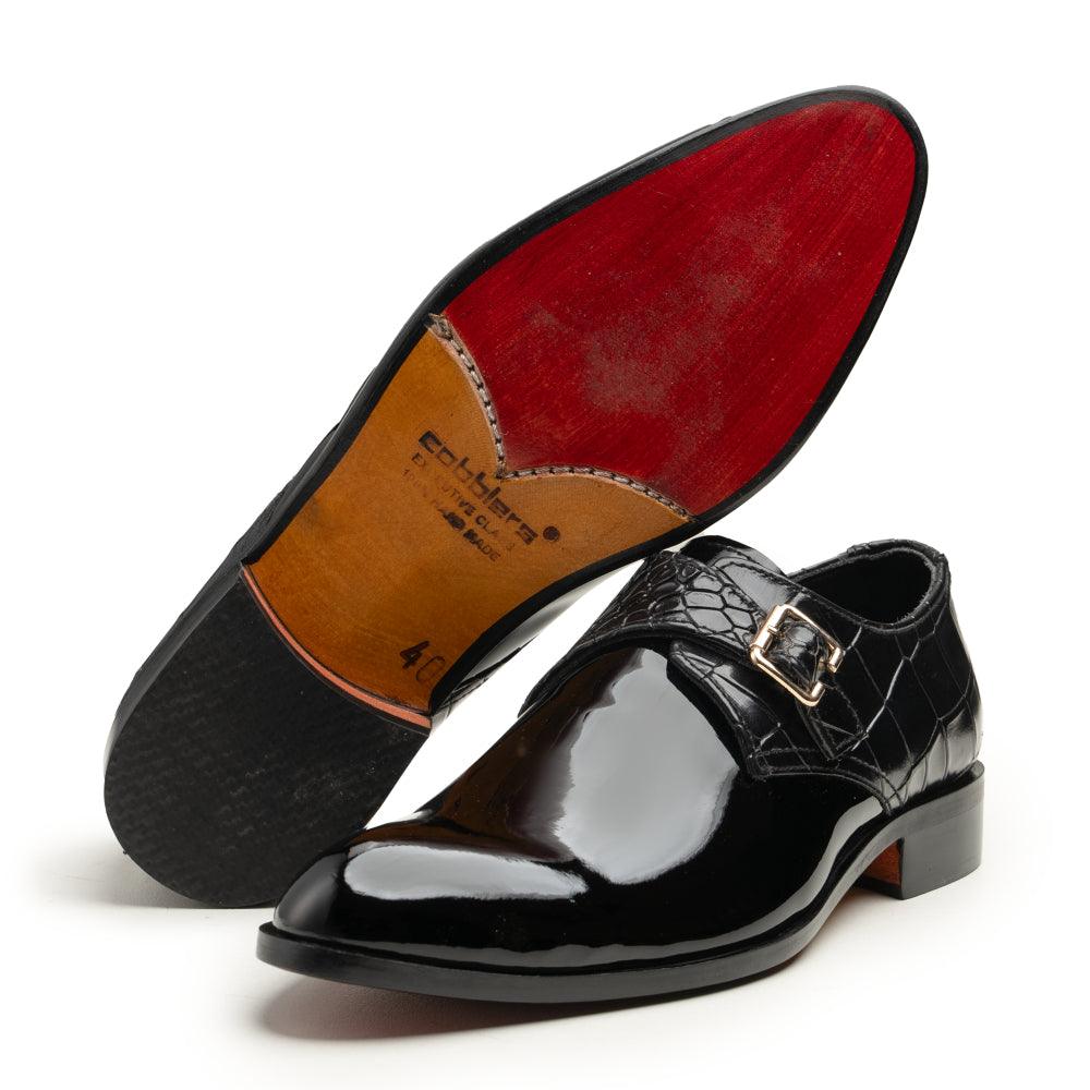 Monk Straps - 297 PT Black - Cobblers-pk