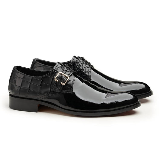 Monk Straps - 297 PT Black - Cobblers-pk