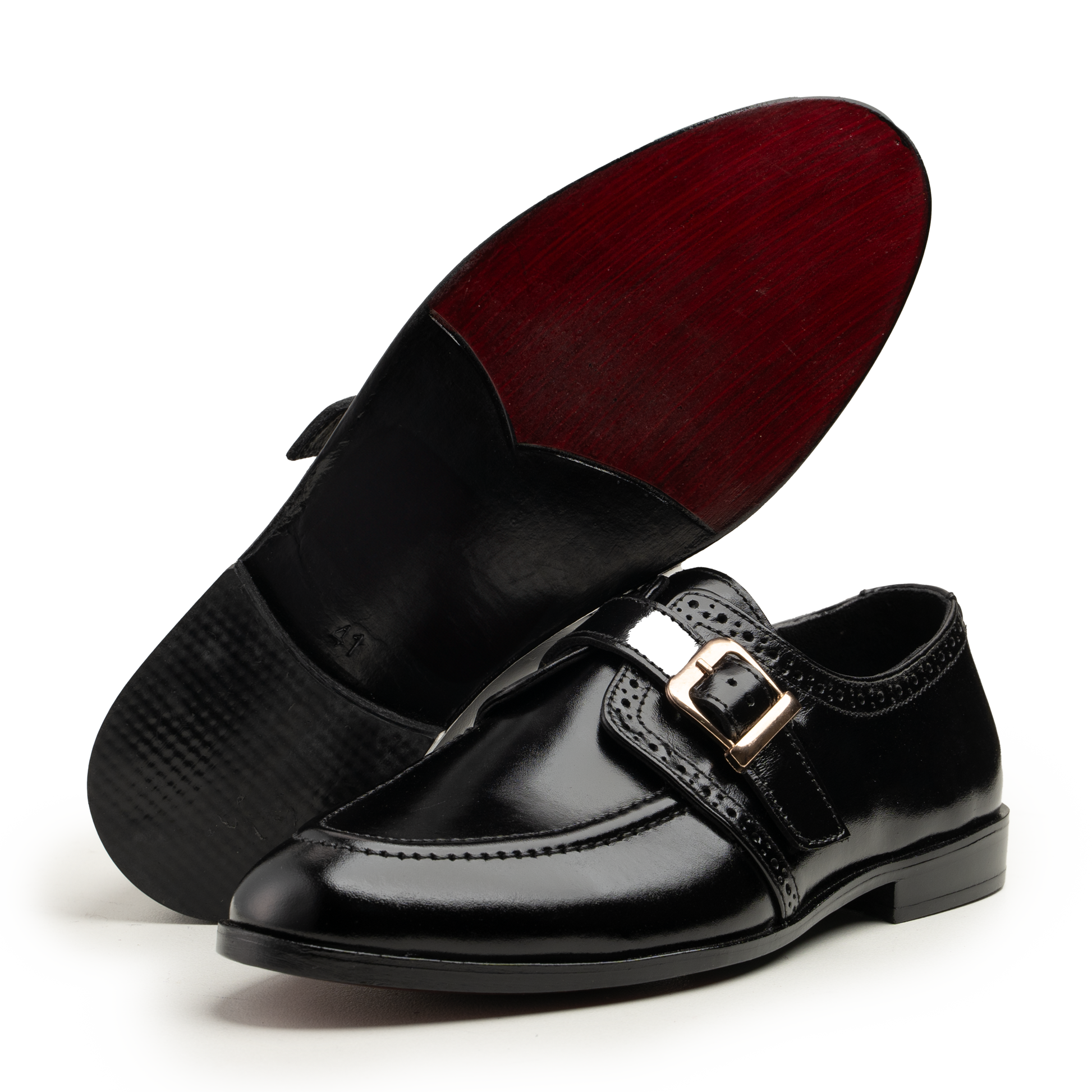 Monk Straps - N53 42/BLK - Cobblers-pk