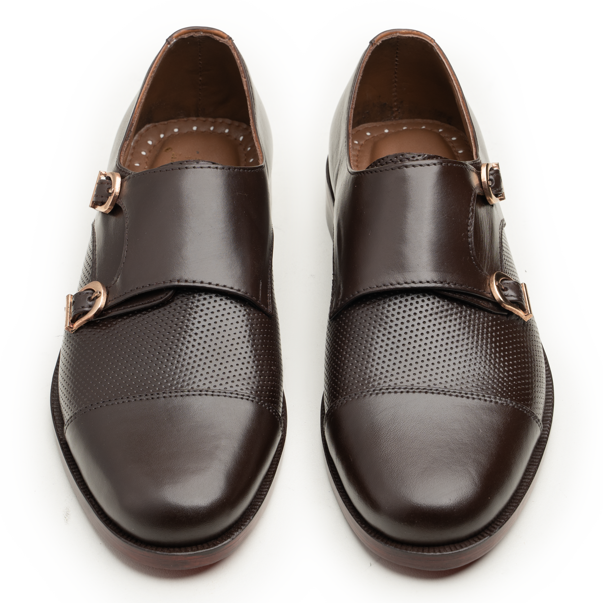Double Monk Straps - 063JALI-40-BRN - Cobblers-pk