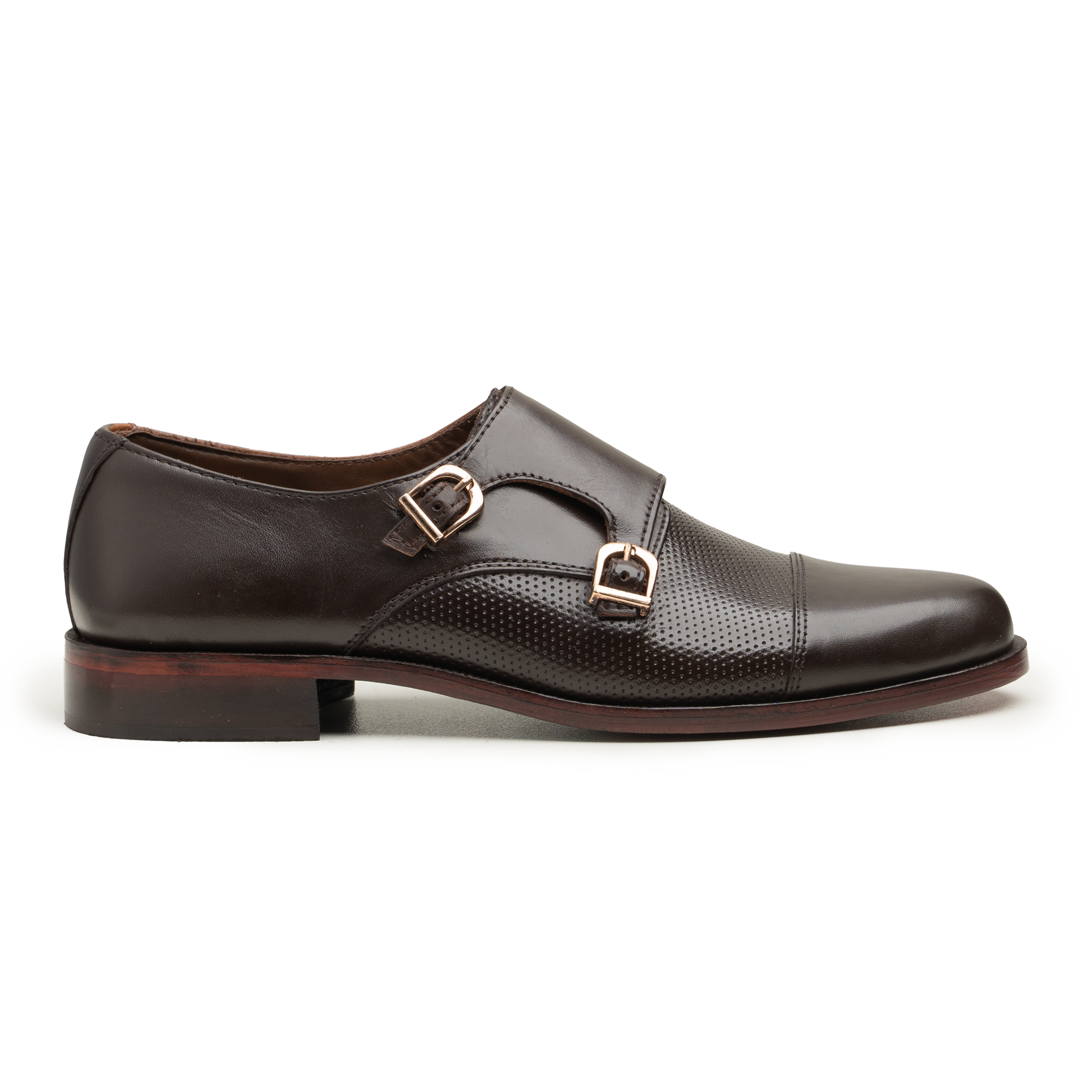 Double Monk Straps - 063JALI-40-BRN - Cobblers-pk