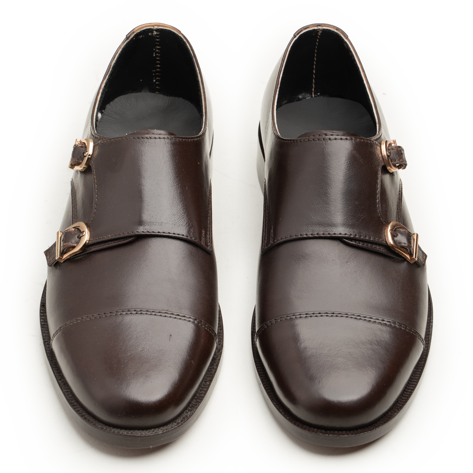 Double Monk Straps - 063P-40-BRN - Cobblers-pk